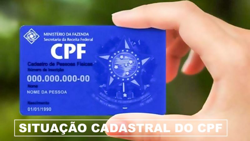 SITUAÇÃO CPF NA RECEITA FEDERAL – CONSULTA CADASTRAL FÁCIL E RÁPIDA