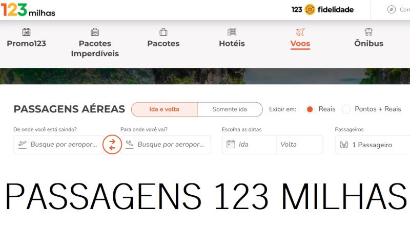 Passagens 123 Milhas: Compre passagens aéreas mais baratas